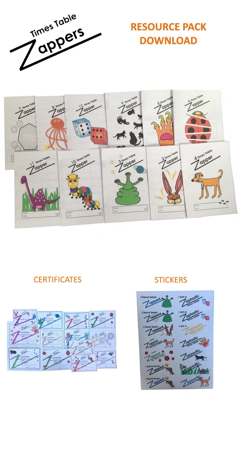 Times Table Zapper Resource Pack